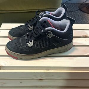 Nike Black and Red Men's Sneakers
